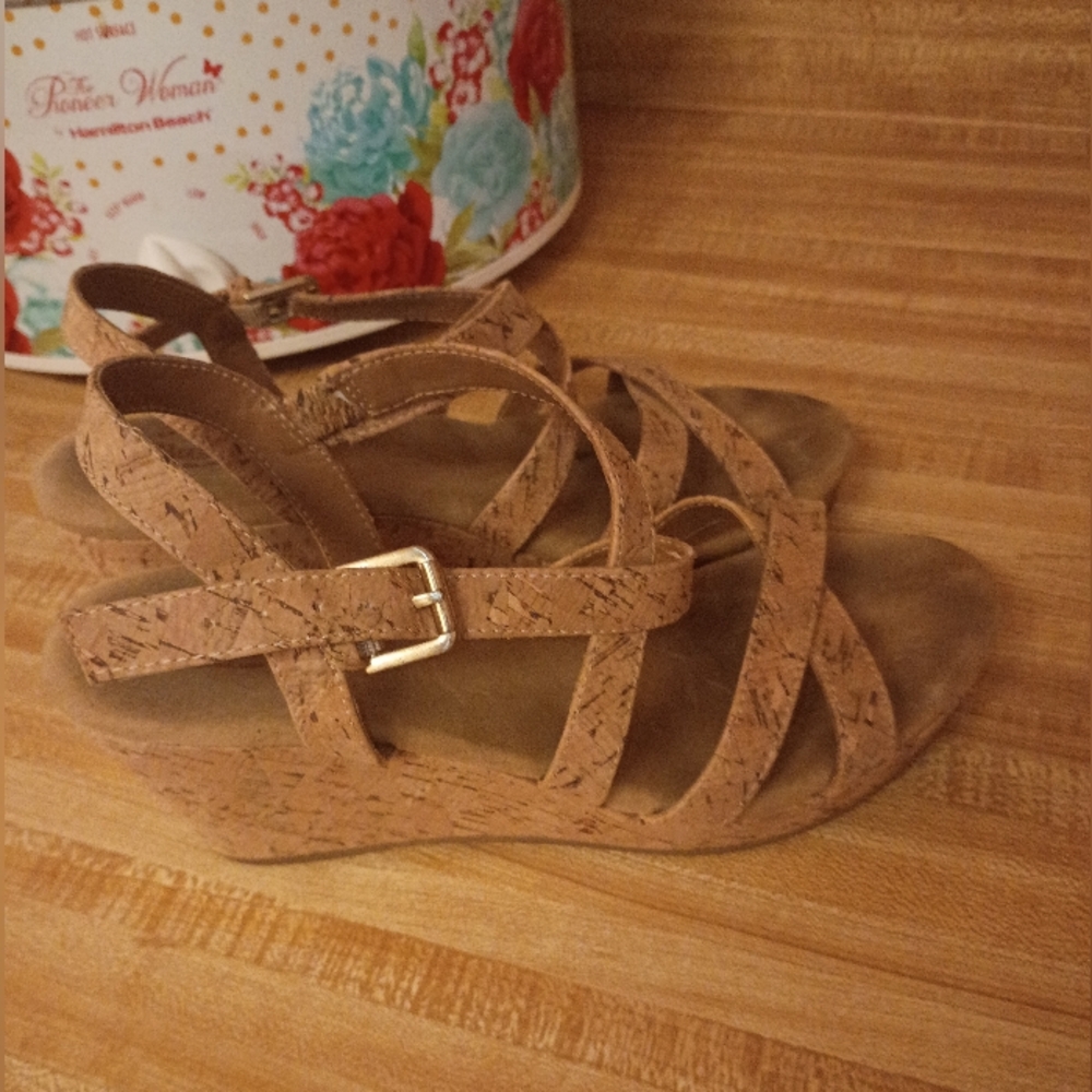 G.H. Bass & Co. Tan Strappy Sandals